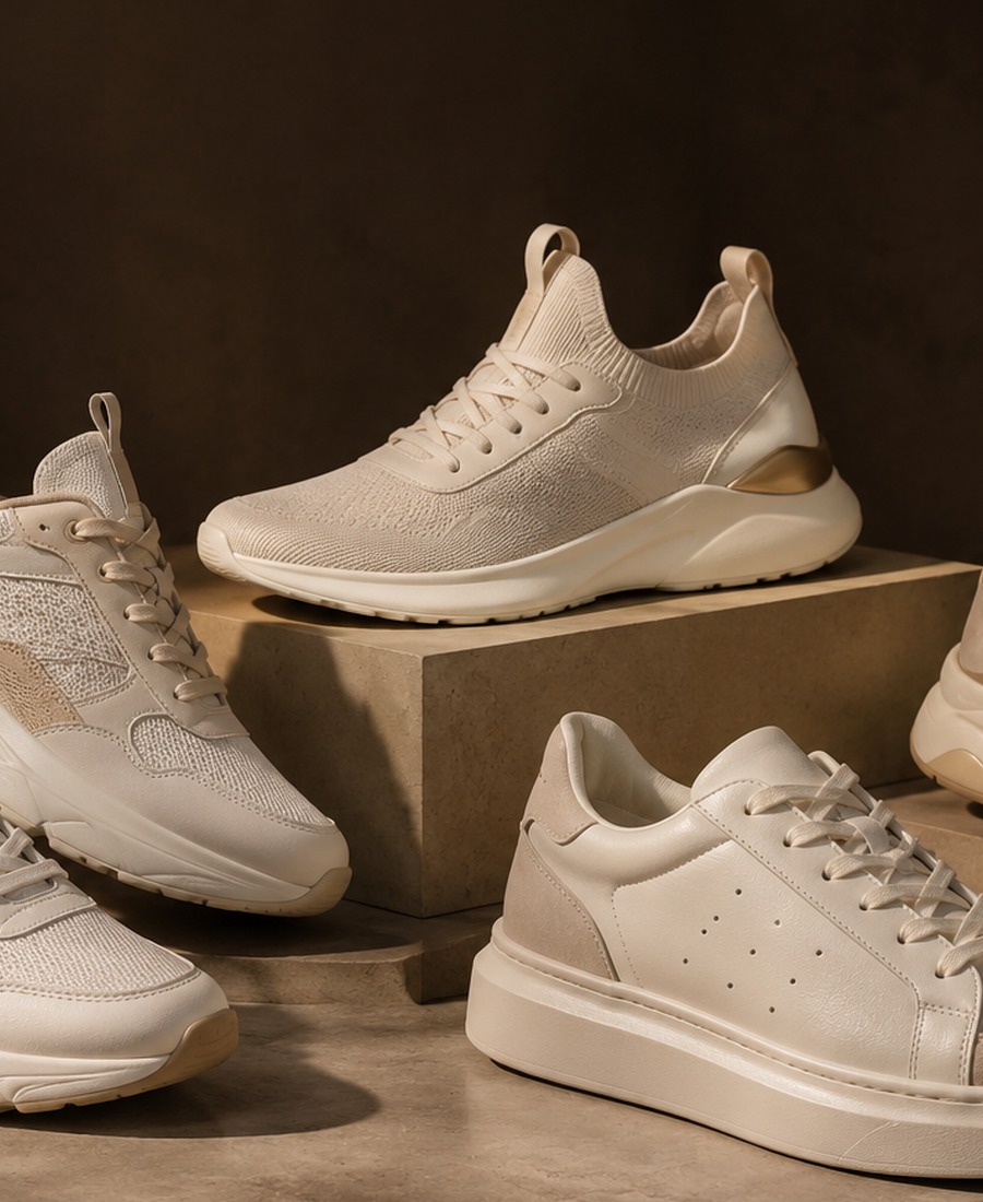 Giyimo Signature Antrasit Beyaz Sneaker